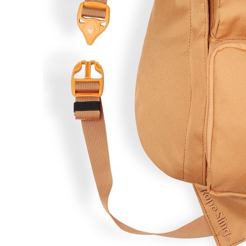 KAVU Mini Rope Sling Pack with Adjustable Rope Shoulder Strap, Teak