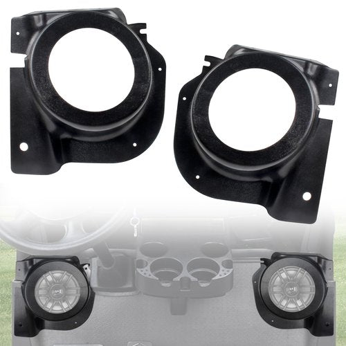 KAKABAS Golf Cart Speaker Pod,Speaker Enclosures Pods Waterproof Speaker Pods Box Compatible with E-Z-Go RXV 2008+ (1 Pair)