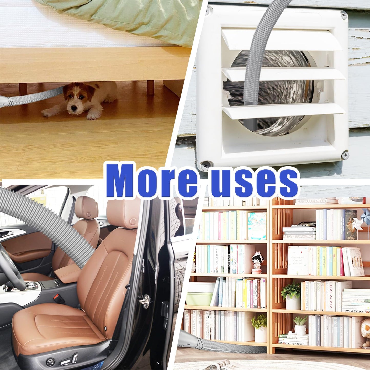 Dryer Vent Cleaner Kit Compatible With Dyson V15 V12 V11 V10 V8 V7 Gen5 V6 DC58 DC59 Vacuum Cleaner with Dryer Lint Brush and Hard Bristle Crevice Cleaning Brush