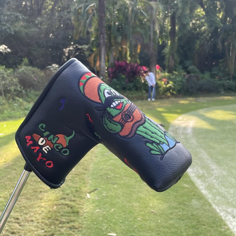 Studio Crafted Cinco De Mayo Sombrero Golf Blade Putter Headcover Magnetic Closure