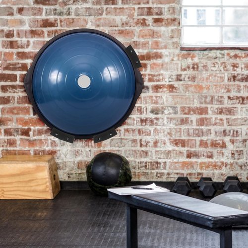 Beeveer Exercise Ball Wall Mount Storage Bracket Yoga Ball Holder Balance Trainer Storage Holder for Home Gym Studios(Black,Pps,Plastic Style)