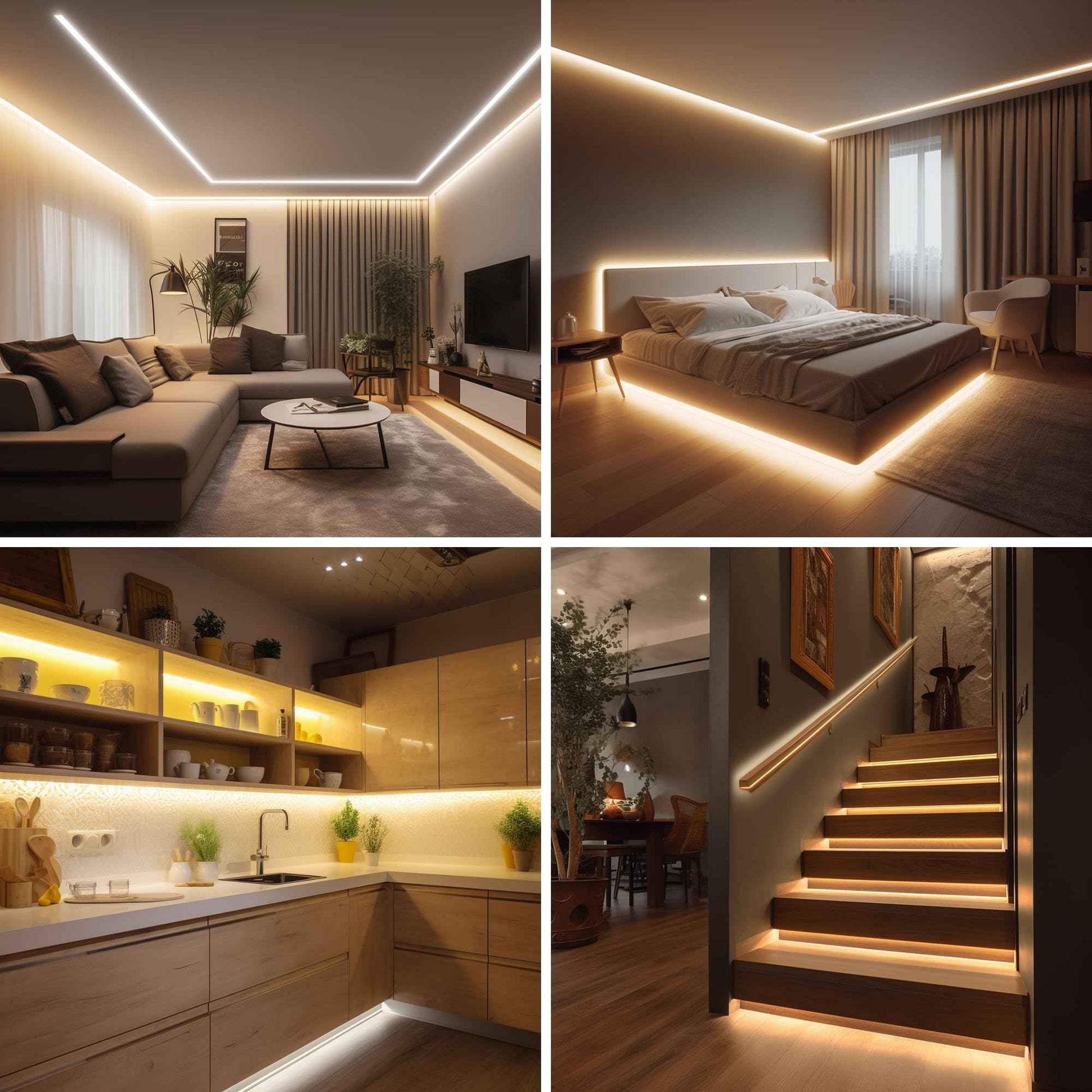 Pandery COB LED Strip,LED Strip Lights 3M/9.84ft,Touch Dimmable LED Strips,CRI90+,3000K Warm White cob led,960LEDs,24V LED Tape Lights,Indoor for Bedroom, Kitchen, TV, Mirror,Cabinet