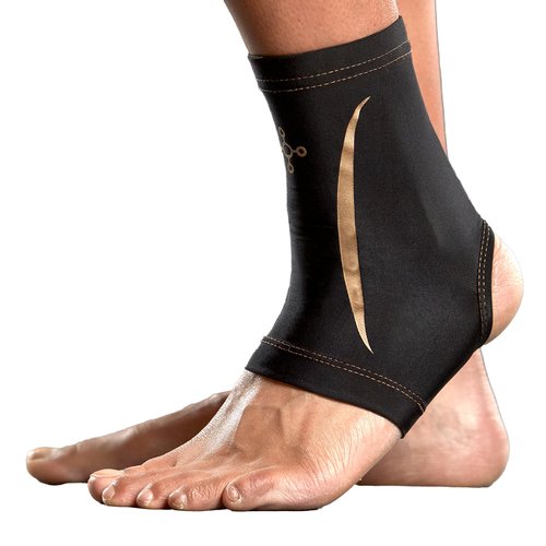 Tommie Copper Ankle Compression Sleeve (L/XL), 15-20 mmHg, 4D Stretch & Non-Slip Fit for Targeted Support, Patented Copper Znergy Fabric, Anti-Odor Benefits, Breathable Design