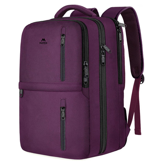 MATEIN Travel Backpack for Women, Extra Large 40L Carry on Backpack, Purple