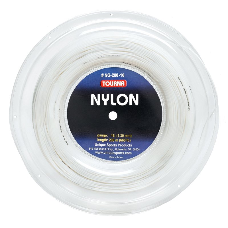 Unique Sports Tourna Nylon 16g White String Size: Each White