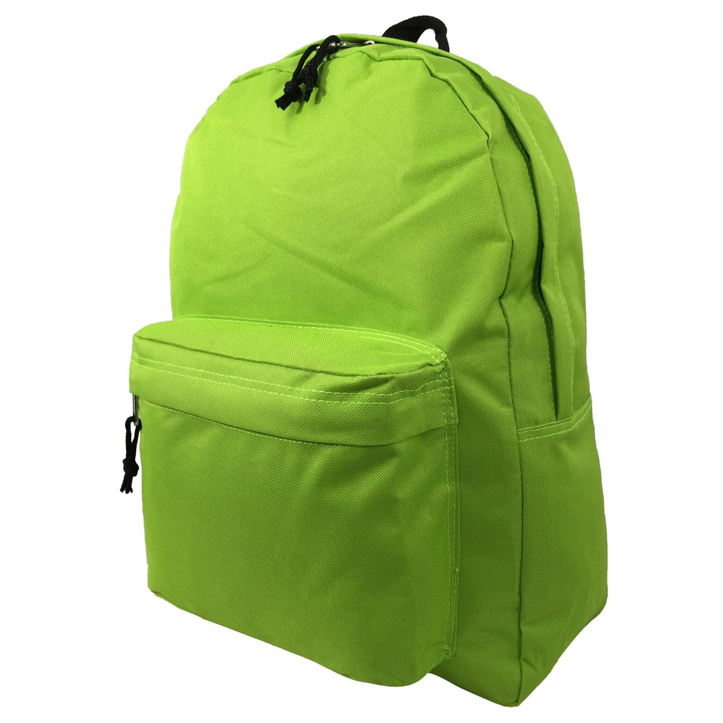16inch Simple/Basic Backpack Book bag Fluorescent Green