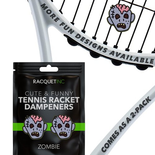 Mythical Dampeners - (2-Pack) Tennis Racquet Vibration Dampener - Zombie