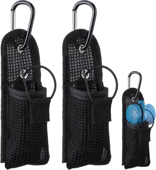 Bear Horn | 2 Pack 1.4Oz Air Horn Holder with Adjustable Elastic Cord - Portable Pouch for Hiking & Safety