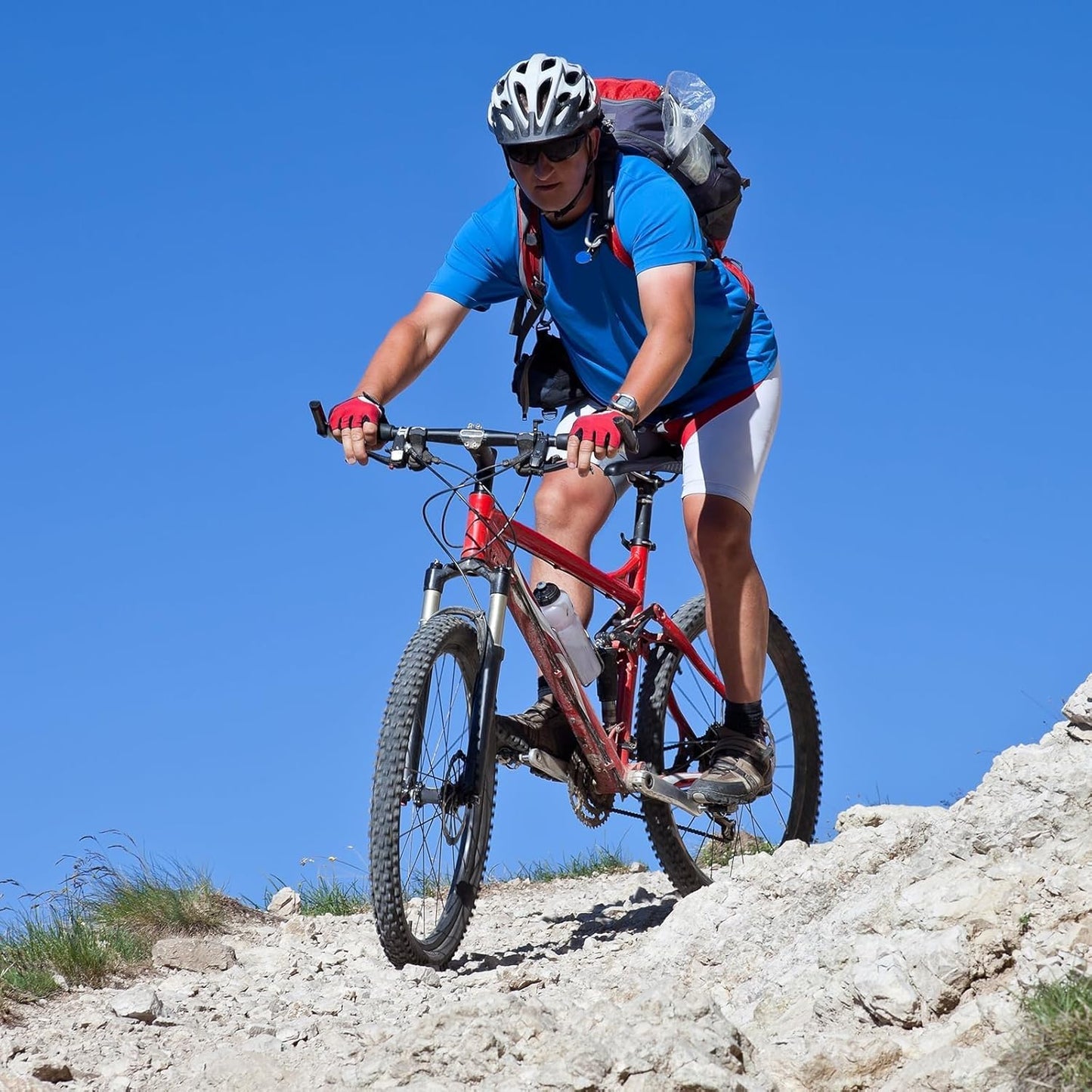 YUNSCM 26" Mountain Bike Tires - Heavy Duty 26x2.30 & 26" Tubes with Schrader Valve | Off-Road Ready
