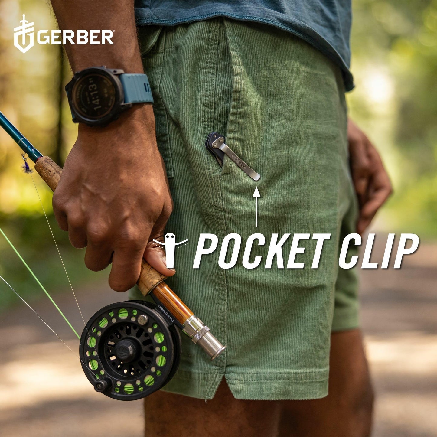 Gerber Gear Fastball (Magnacut) - Slim, Lightweight Folding Pocket Knife with Lock Release and 3-Position Clip - EDC Gear - Made in USA - Magnacut Blue