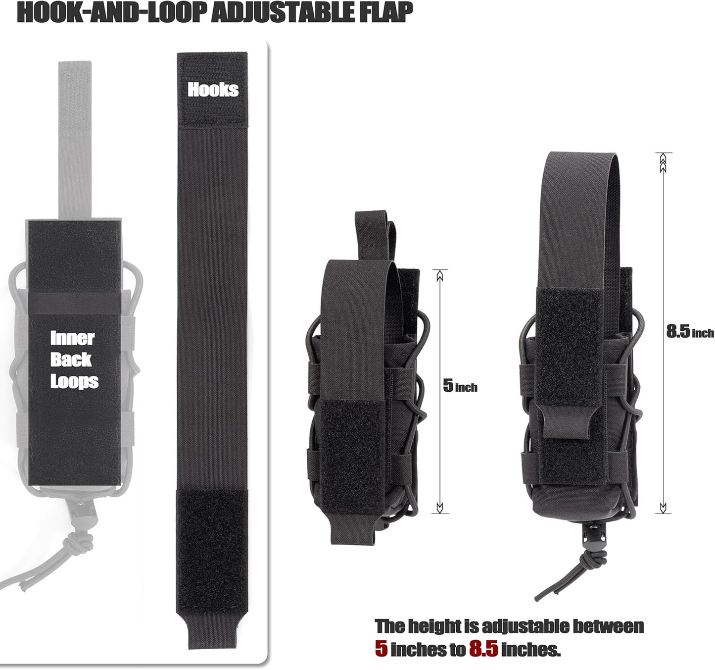 Tactical Tourniquet Holder by [Brand Name] - Adjustable Molle Pouch for Belt & Vest | Scissor Holster & EDC Tool Storage