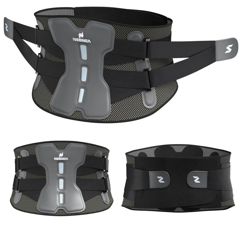 NEENCA Back Brace for Lower Back Pain Relief with Bionic Support System, Adjustable Lumbar Support Belt for Men & Women with Lumbar Pad, Soft Breathable Mesh for Herniated Disc, Sciatica, Scoliosis...