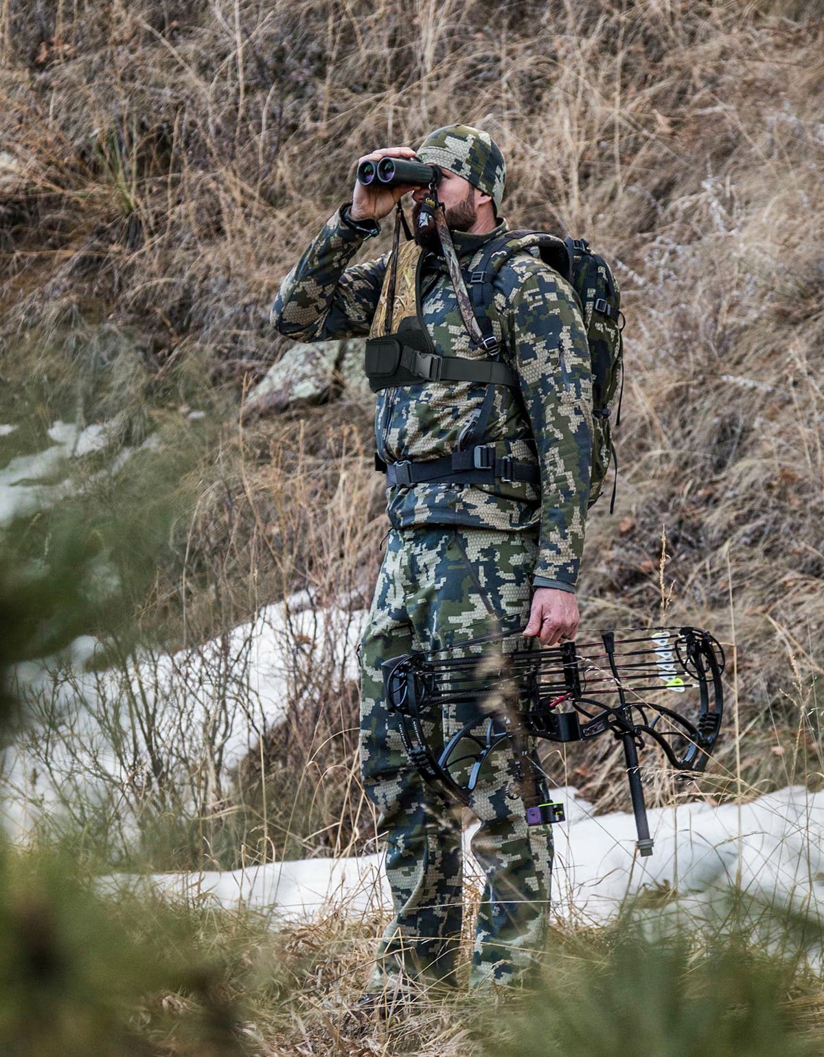 KEMIMOTO Hunting Cushion Shoulder Pads Recoil Shields with Adjustable Strap Camouflage Silent Fabric