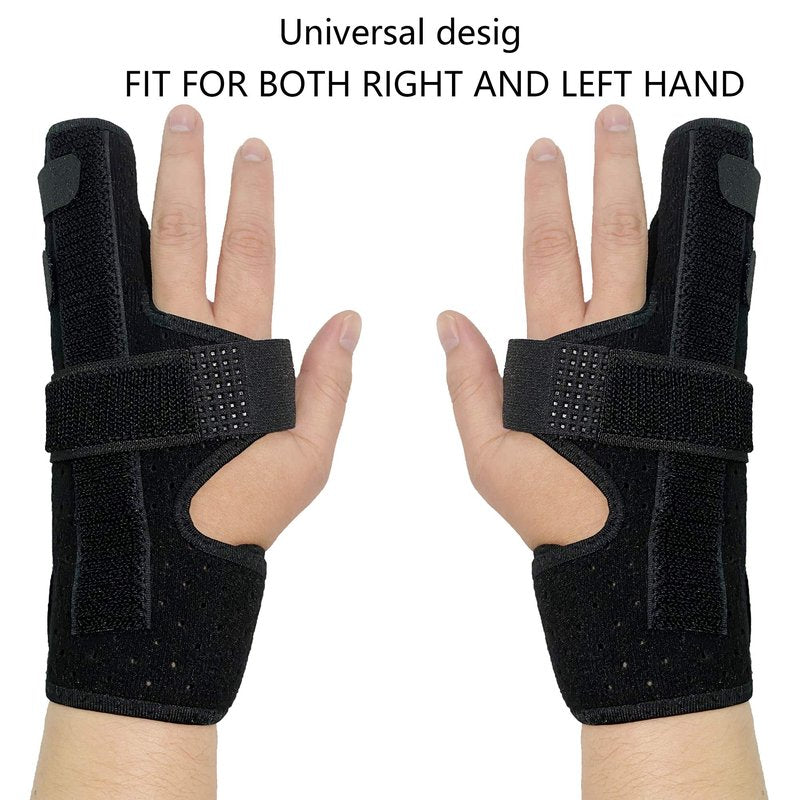 GenetGo Boxer Break Metacarpal Splint Brace - 4th or 5th Finger Splint Support (Large/X-Large)