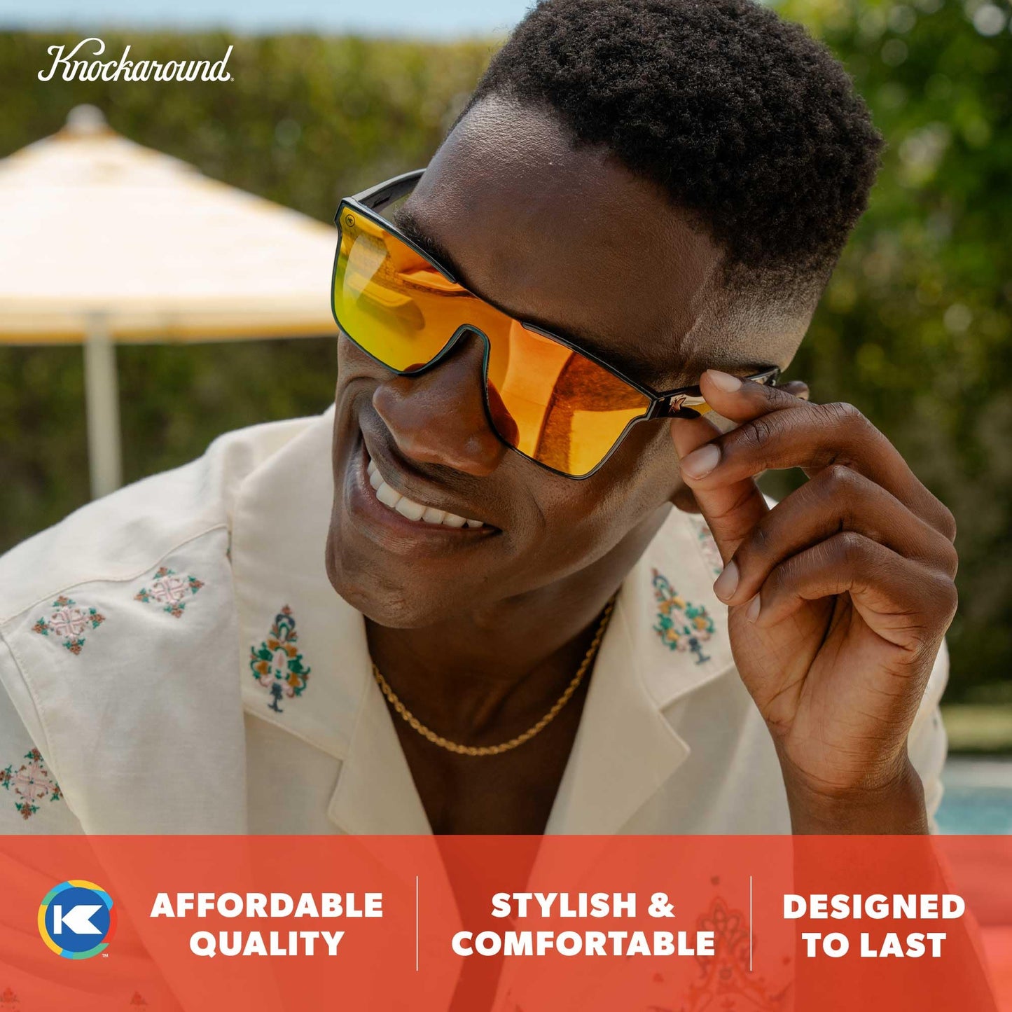 Knockaround Trendy Polarized Sunglasses for Men & Women - UV400 Protection