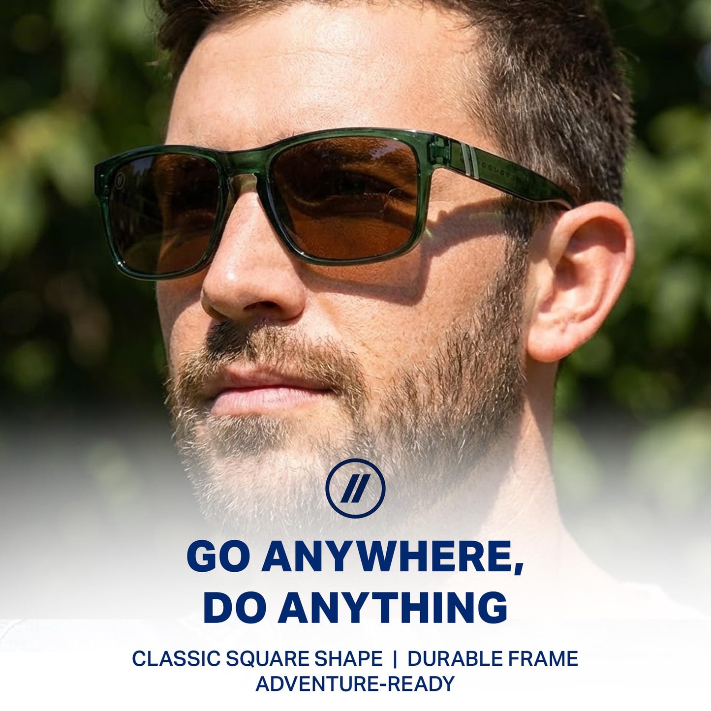 Blenders Eyewear Canyon – Polarized Sunglasses – Active Style, Durable Frame – 100% UV Protection – For Men – Pine