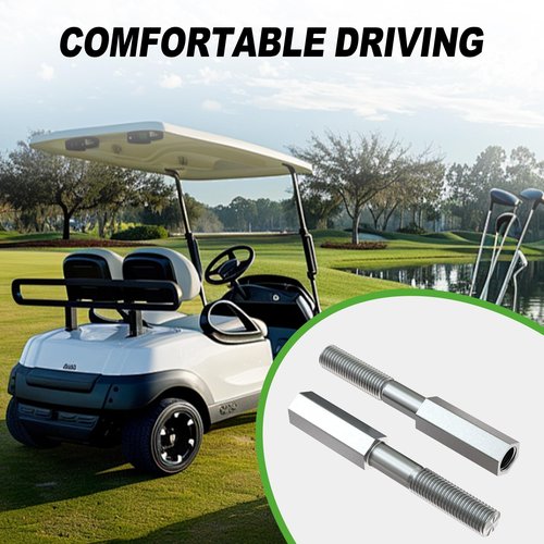 10L0L Golf Cart Shock Extension Rod Kit for EZGO TXT Club Car with Lifts Kit or Other Modifications to Raise The Body, OEM 70928-G01, 76418-G01, 70630-G01