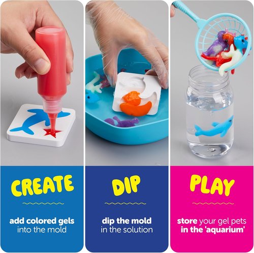 Dan&Darci Aqua Fairy Water Gel Kit - DIY Magic Elf Toy for Kids | Create Your Own Squishies - Perfect Easter Gift