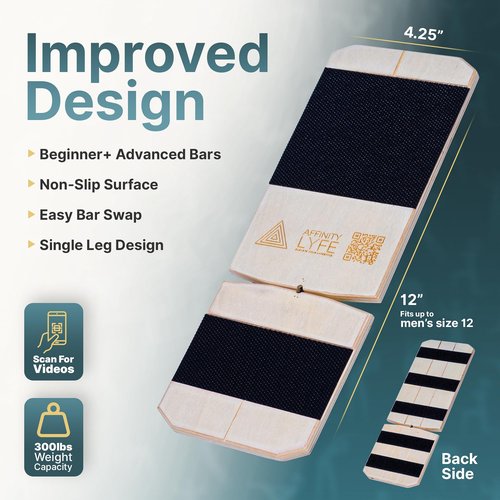 Ankle Strengthener & Single-Leg Ankle Balance Board, Foot Strengthener for Sprain Recovery, Injury Prevention, Physical Therapy & Plantar Fasciitis Relief