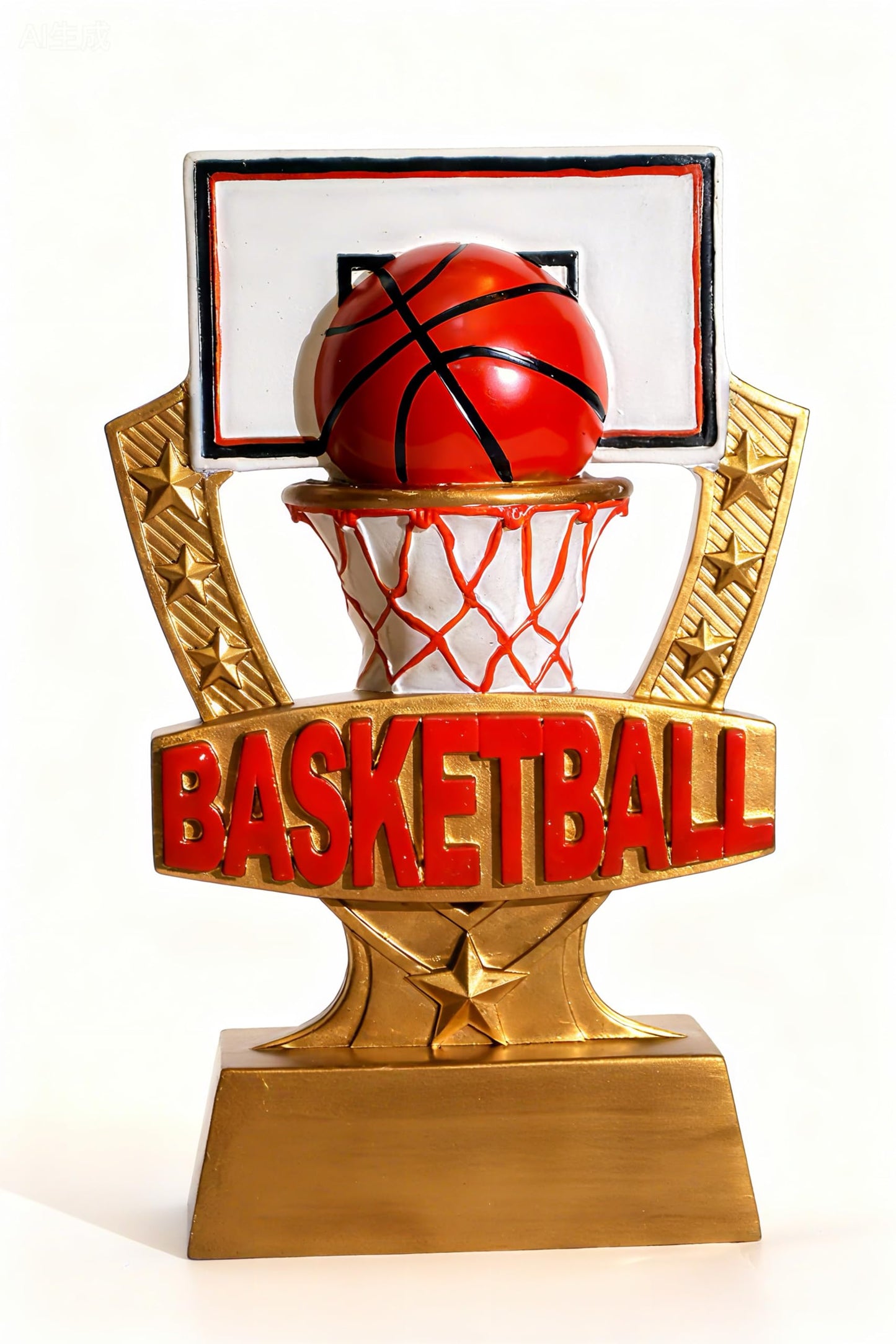 EYRLFNOEV 6.5inch Basketball Trophy Small Basketball Trophy Award Resin Basketball Trophy for Basketball Sport Plaque Basketball Contest Basketball Team Prize Gift Trophies for Competition