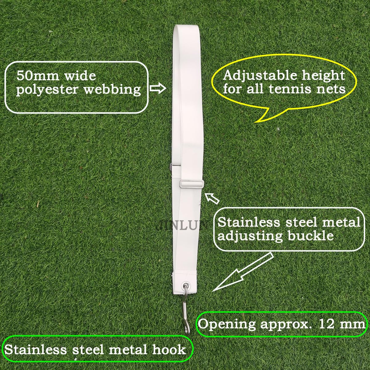 Heavy Duty Premium Tennis Net Center Straps