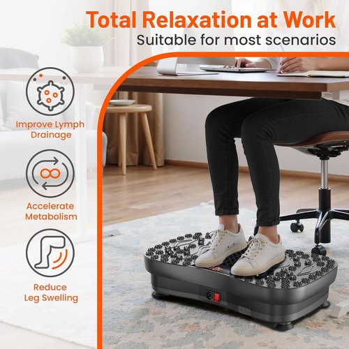 AXV Vibration Plate - Full Body Shaker Machine for Weight Loss & Lymphatic Drainage | Gym Fitness Pad