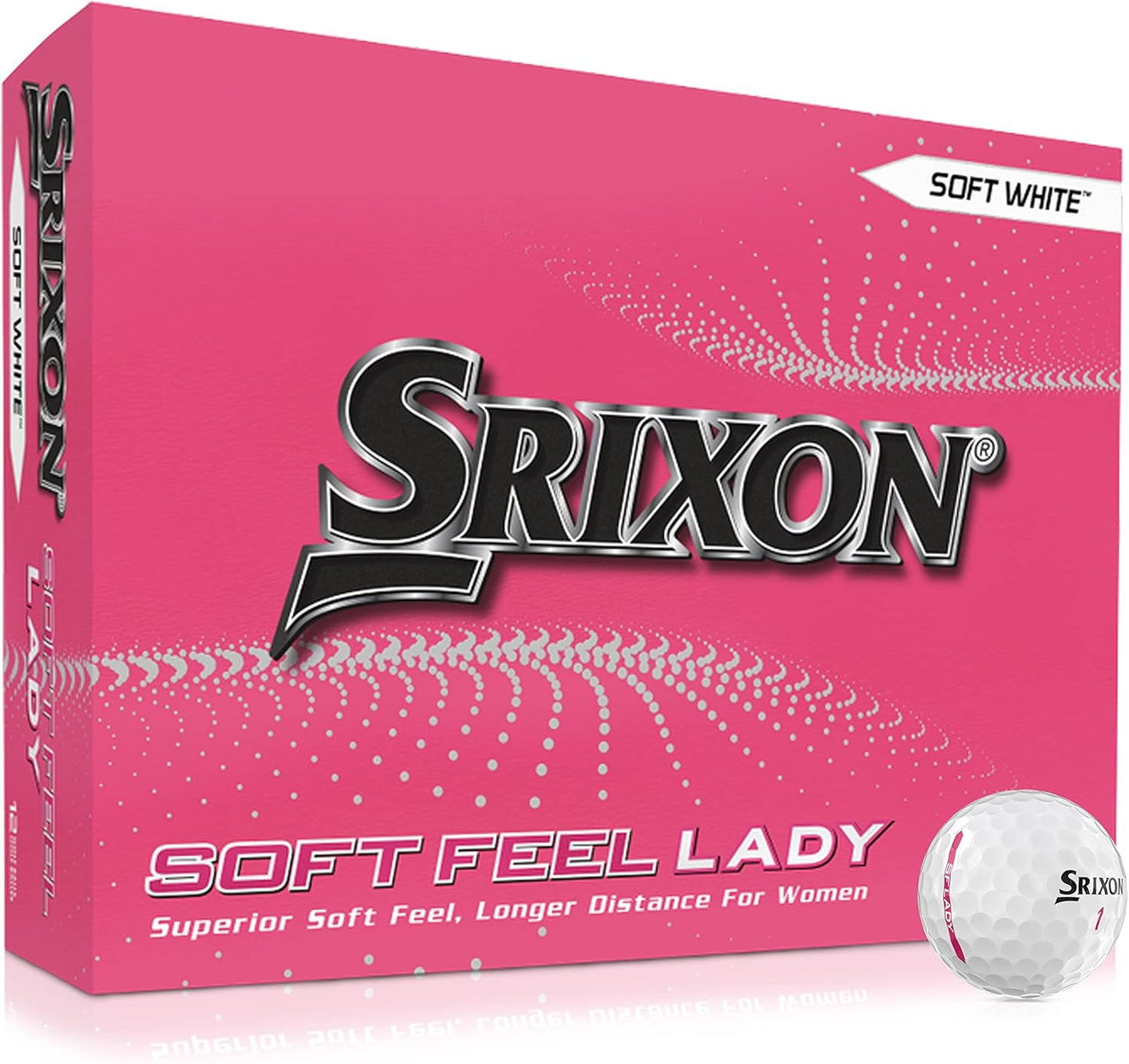 Srixon Soft Feel Golf Balls for Women - Enhanced Distance & Control | 12-Pack