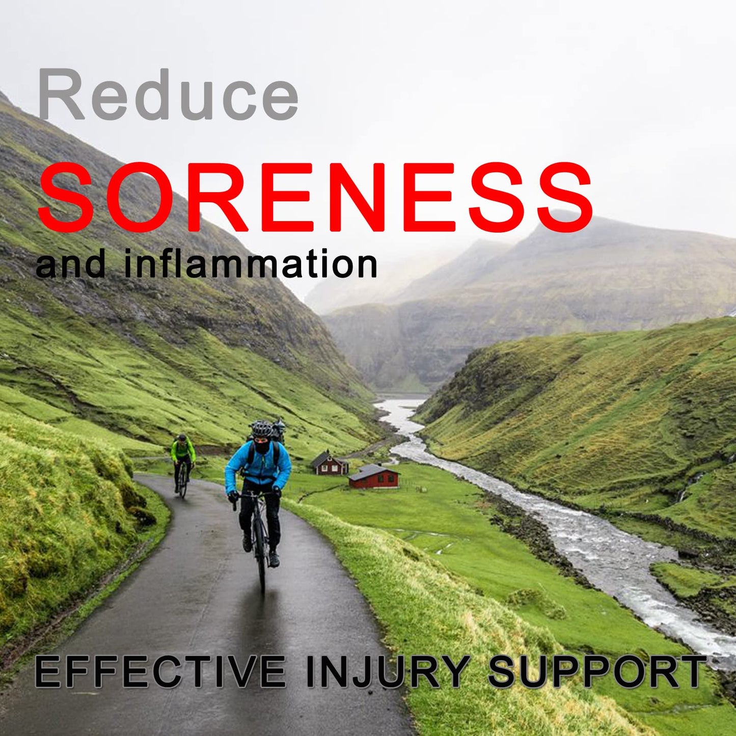 Hobrave Calf Brace Shin 2 Pack Splint Compression Wrap Sleeve for Torn Calf Muscle Pain Relief Strain Sprain Injury Adjustable Leg Support Men and Women