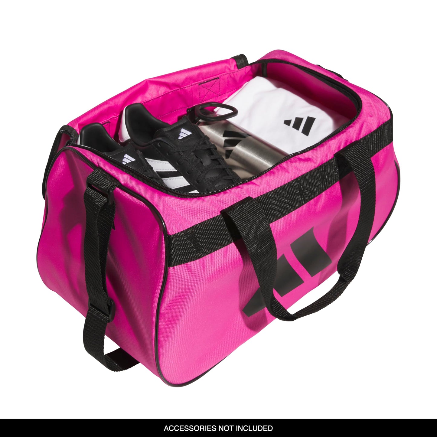 adidas Power Gym Bag – Lightweight Small Duffel, Intense Pink/Black, OSFA