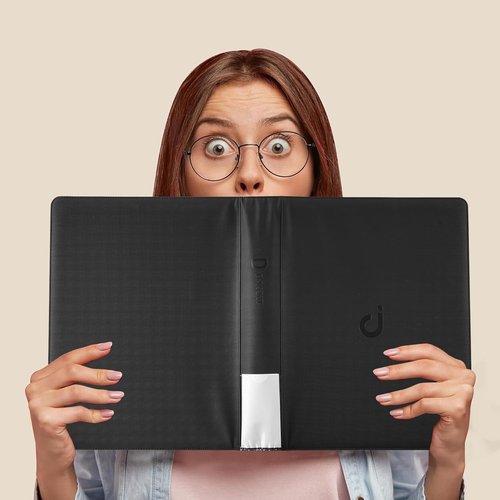 D DACCKIT Top Loader Binder - Holds 288 Cards | 9-Pocket Design for 3" x 4" Trading & Sports Cards - Classic Black