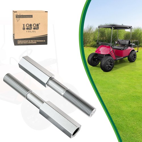 10L0L Golf Cart Shock Extension Rod Kit for EZGO TXT Club Car with Lifts Kit or Other Modifications to Raise The Body, OEM 70928-G01, 76418-G01, 70630-G01