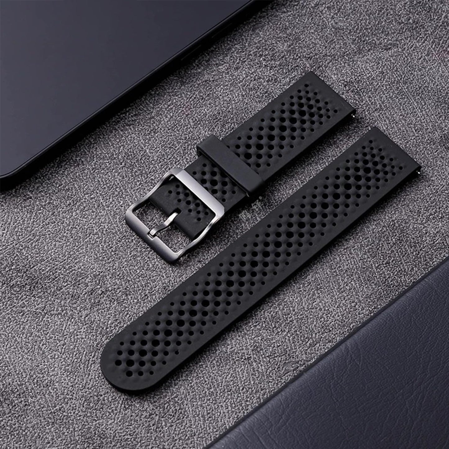 Lamshaw Compatible with CARBINOX Vortex bands, Silicone band with Metal Buckle Compatible with CARBINOX Edge, Vortex, X-Ranger, Vortex, Vesta, Blaze Round, Blaze S, Blaze Square Smart Watch