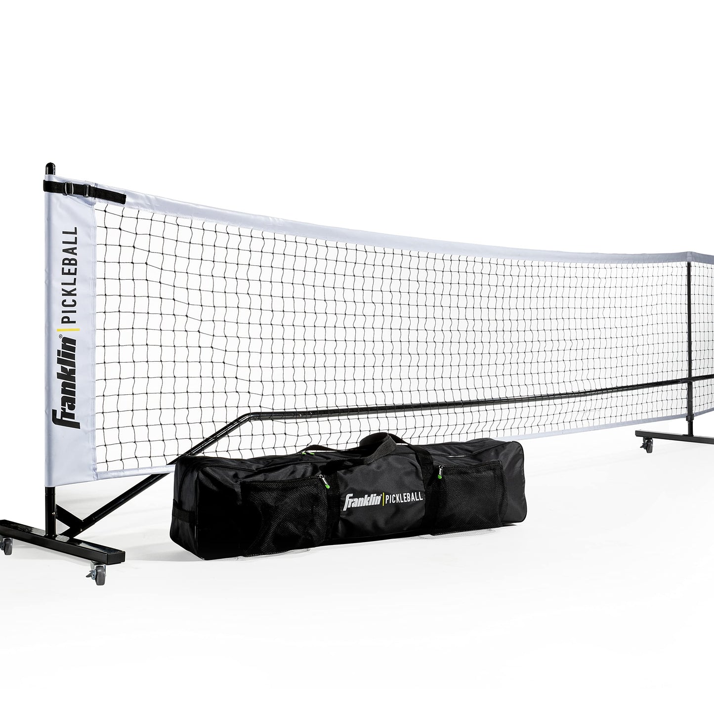 Franklin Sports Pickleball Net - Official Size with Wheels -Superior Portability