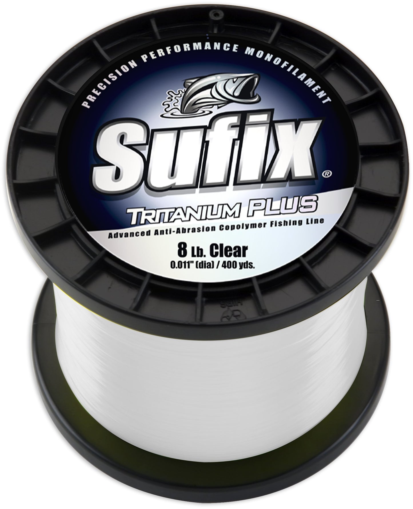 Sufix Tritanium Plus 1/4-Pound Spool Size Fishing Line (Clear, 25-Pound)