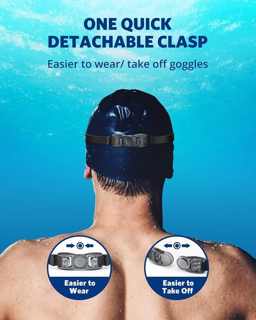 Aegend Swim Goggles - No Leak Design for Adults & Youth | Comfortable Fit & Full Protection