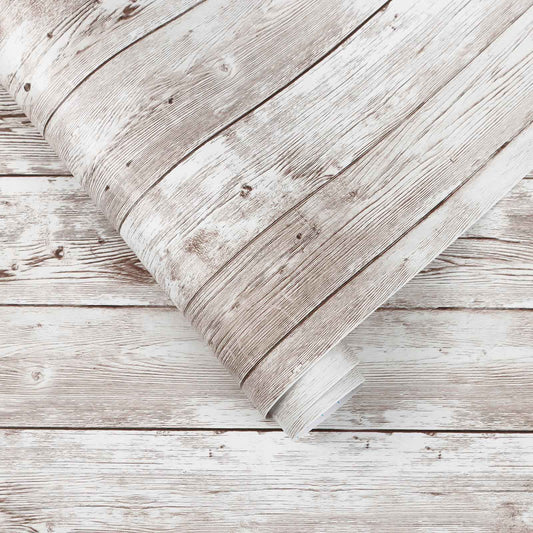 Heroad Contact Paper Peel and Stick Wallpaper Wood Grain Contact Paper for Cabinets Countertop Waterproof Removable Wallpaper Self Adhesive Decorative Shiplap Papel Tapiz para Pared 11.8''x276''