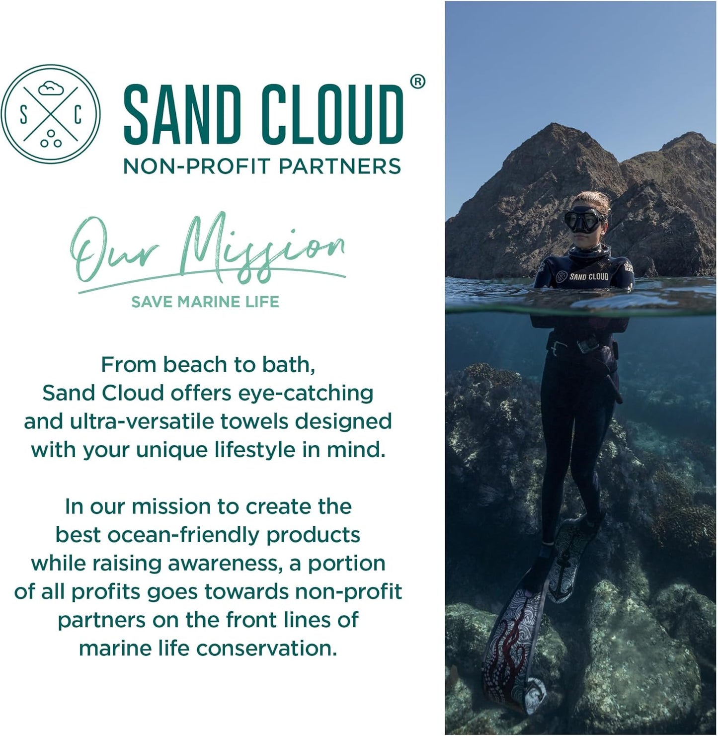 Sand Cloud Oversized Turkish Beach Towel - 100% Cotton, Quick-Dry & Sand-Free | Ideal for Pool, Yoga, Picnic & Travel
