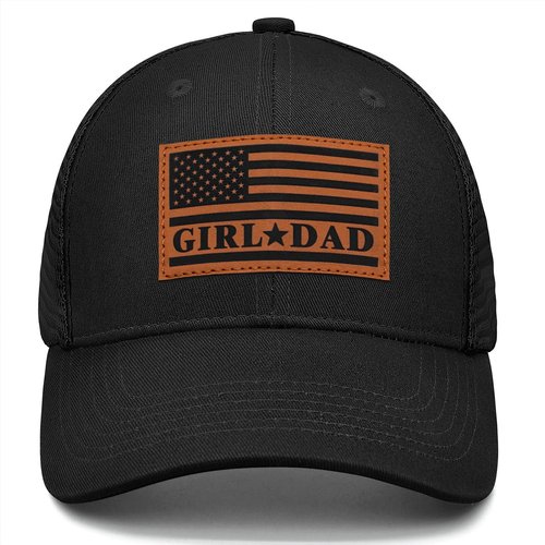 Bakyiwe Girl Father Daddy Gifts Dad Hats for Men, Adjustable Dad Trucker Hat, Fathers Day Birthday Gifts from Daughter Black