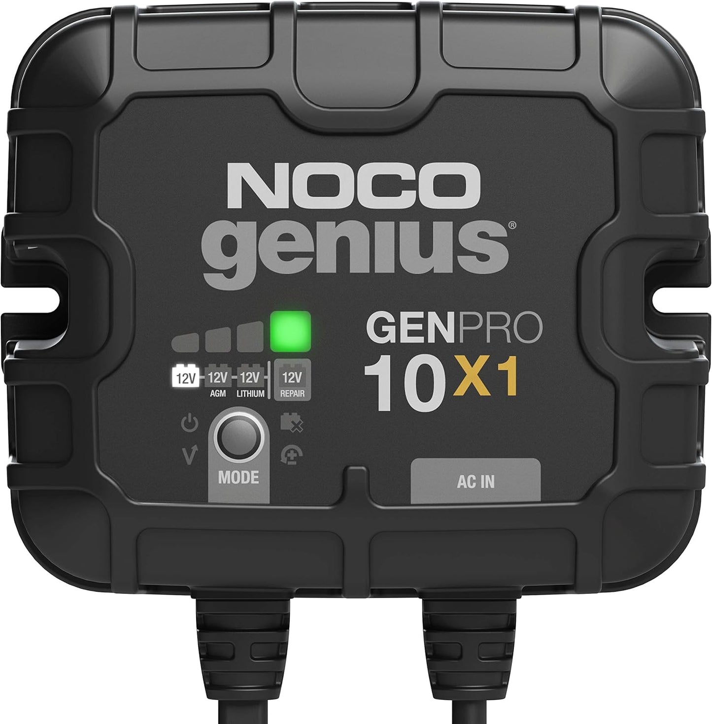 NOCO Genius GENPRO10X1 Onboard Battery Charger - 10A Waterproof 12V Marine Charger with Overcharge Protection & Temperature Compensation