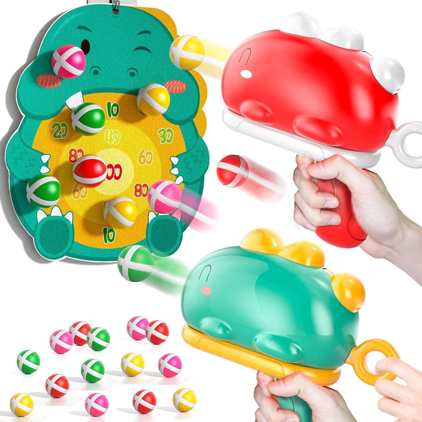 Bennol Outdoor Dinosaur Dart Shooting Game - Fun Indoor & Outdoor Toy for Kids Ages 3-8