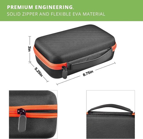 ALKOO Case for Klein Tools ET310 AC Circuit Breaker Finder - Integrated GFCI Outlet Tester | Black with Accessory Pocket