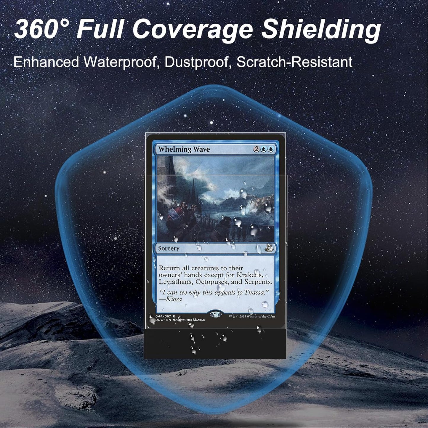Skiennix 400 Pack Card Sleeves - 200 Matte Black & 200 Perfect Fit for Double-Sleeving | Compatible with MTG, TCG