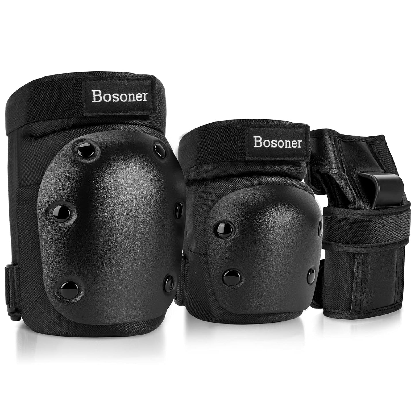 Skiennix Protective Gear Set - Kids/Youth/Adult Knee and Elbow Pads for Skating, Cycling & More