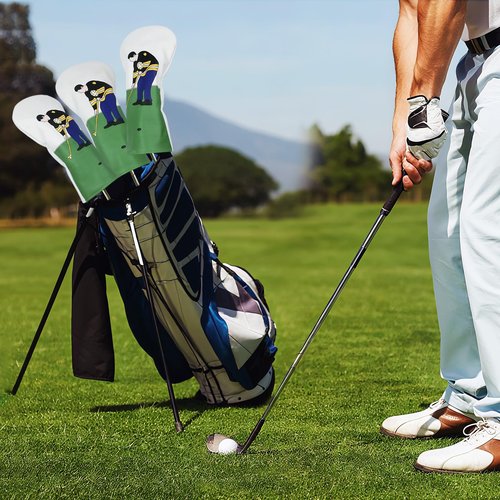 Jnnicoog Golf Club Head Covers, Driver Headcover，Golf Club Covers, Driver Cover，Golf Club Covers，Novelty DriverHead Covers