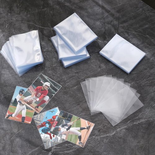Empsun 600 Count Clear Penny Sleeves - Soft Protectors for Standard Trading Cards & Sports Cards