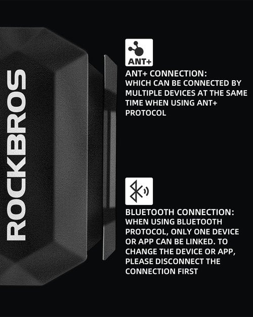 ROCKBROS Bike Computer Wireless Cycling Computers Bike Speedometer Odometer Bicycle Computer with Speed Cadence Sensor for Riding Cycling Waterproof 2.9inch LCD Screen