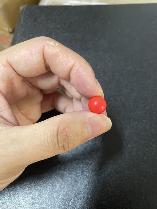 100 Rounds .50 Cal Solid Plastic Paintballs, 50 Cal. Nylon Balls for Training and Target Practice (Red)
