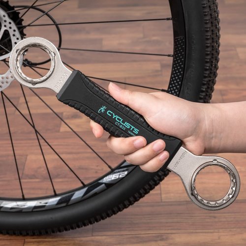 cyclists Bottom Bracket Removal Tool - 4 in 1 Bicycle Bottom Bracket Tool - BB Remover Compatible with Shimano Hollowtech II/ BB9000/ BBR60, 12 x 46mm (CT-B33)
