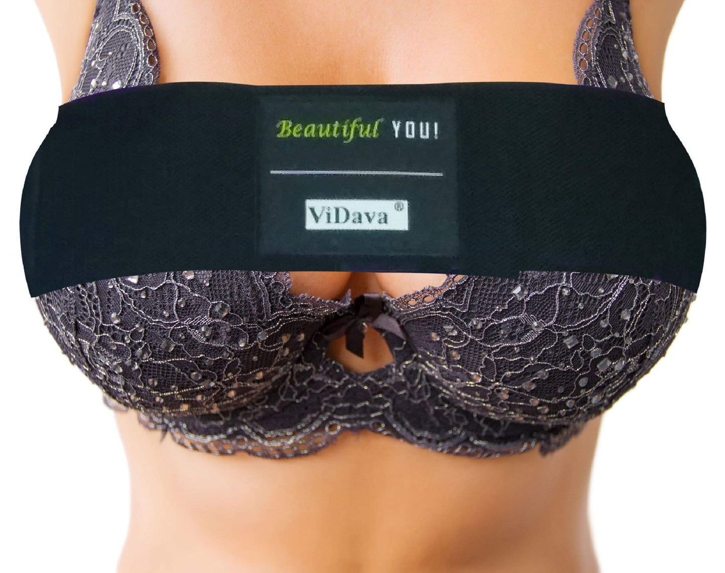 ViDava Breast Implant Stabilizer Band, Post Surgery Breast Augmentation and Reduction Strap, High Impact Support Band, Chest Belt, Breast Support Bandage, One Size Fits Most