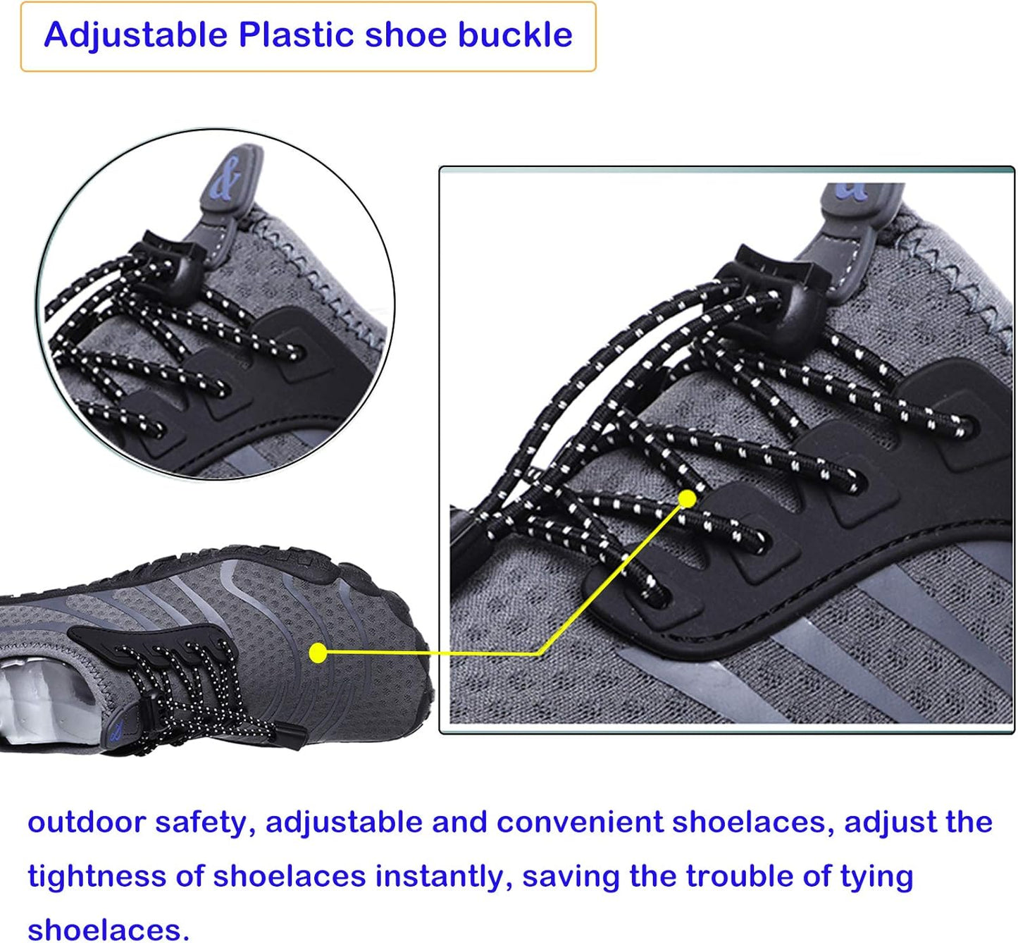 Skiennix Water Shoes - Quick Dry Barefoot Aqua Shoes for Men & Women | Ideal for Beach, Pool & Hiking